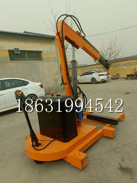 阿拉尔市自卸车厢随车吊 自制轮式四不像起重机 四驱平板吊 5吨 贵盛